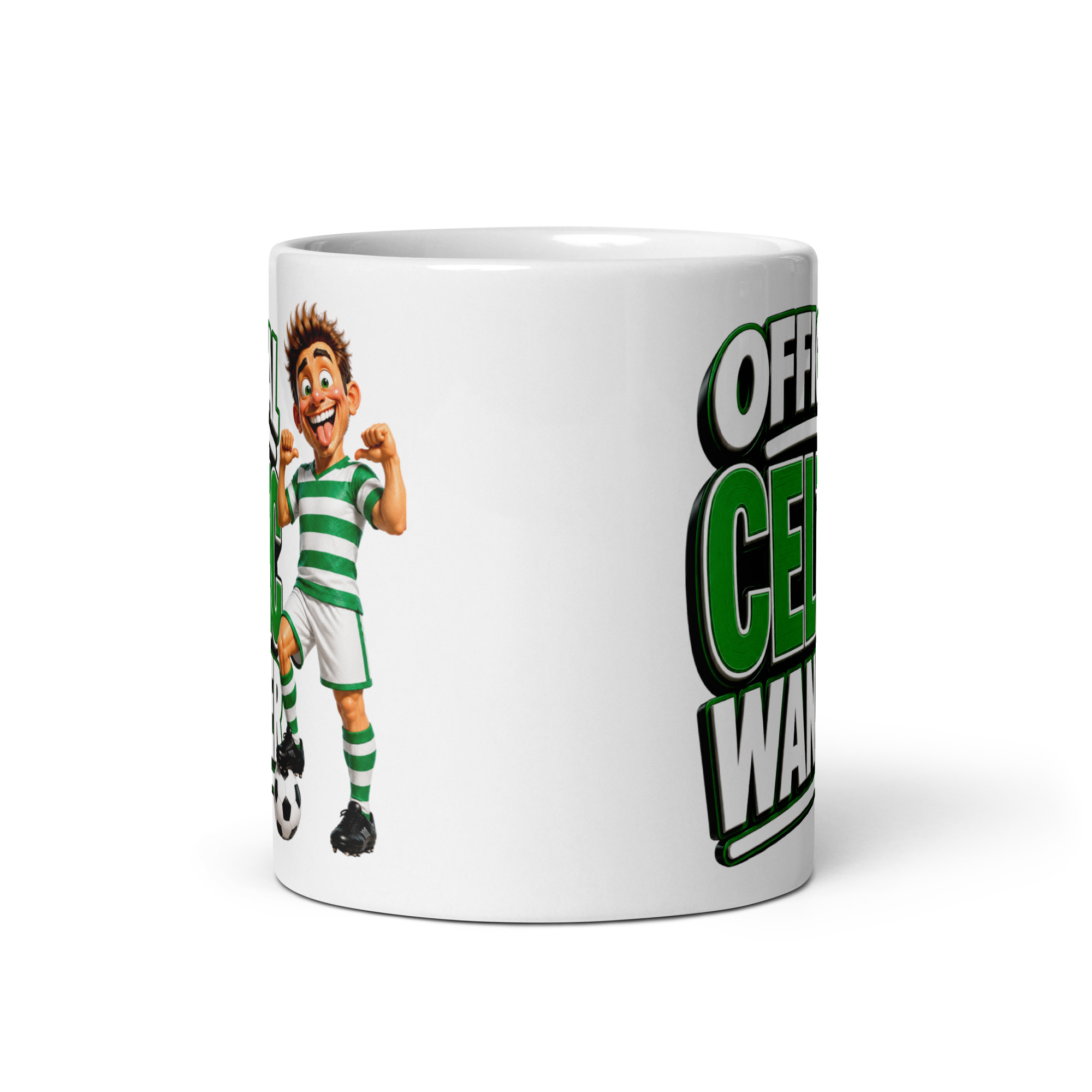 Official Celtic Wanker Mug Funny Rude Gift Mugs