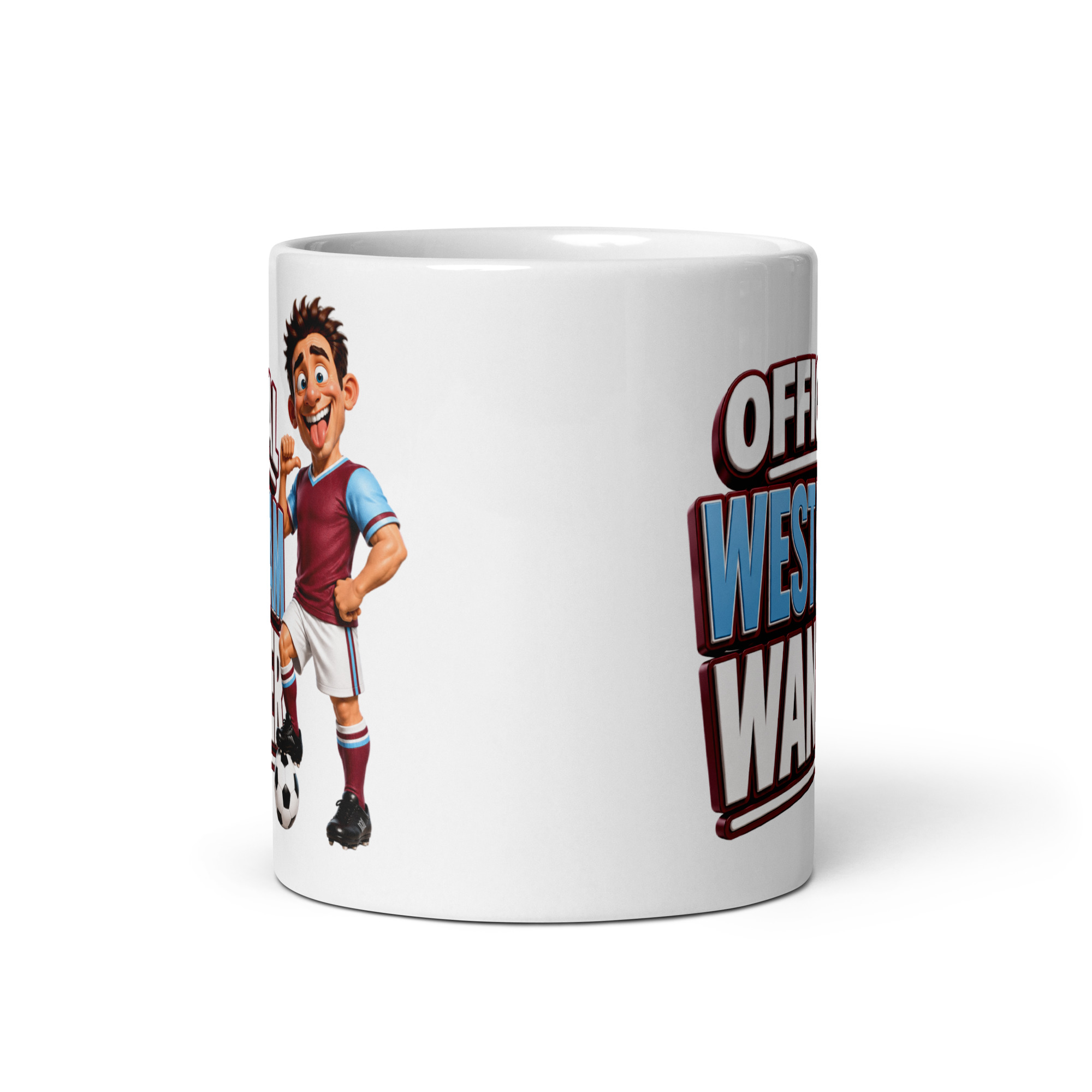 Official West Ham Wanker Mug Funny Rude Gift Mugs
