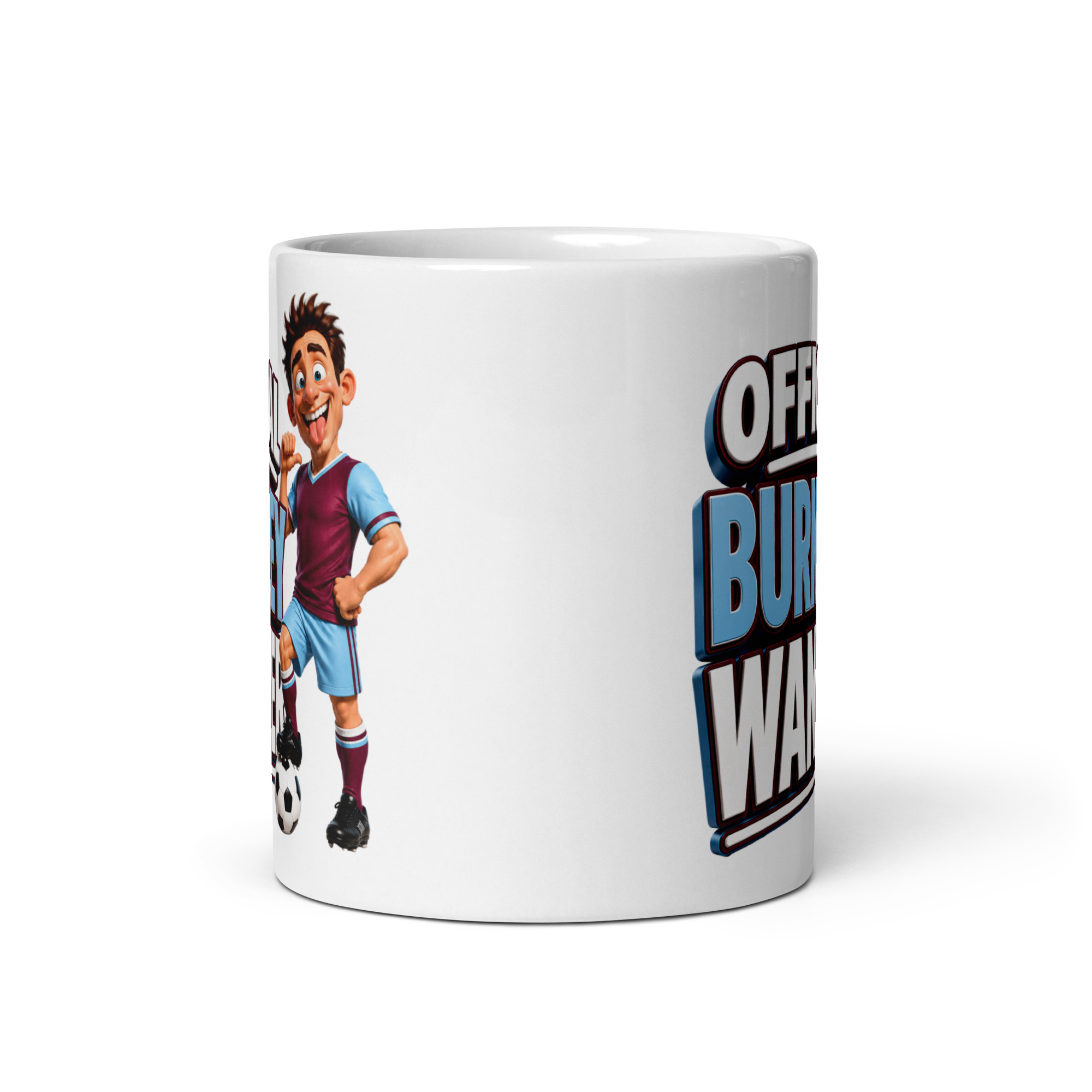 Official Burnley Wanker Mug Funny Rude Gift Mugs