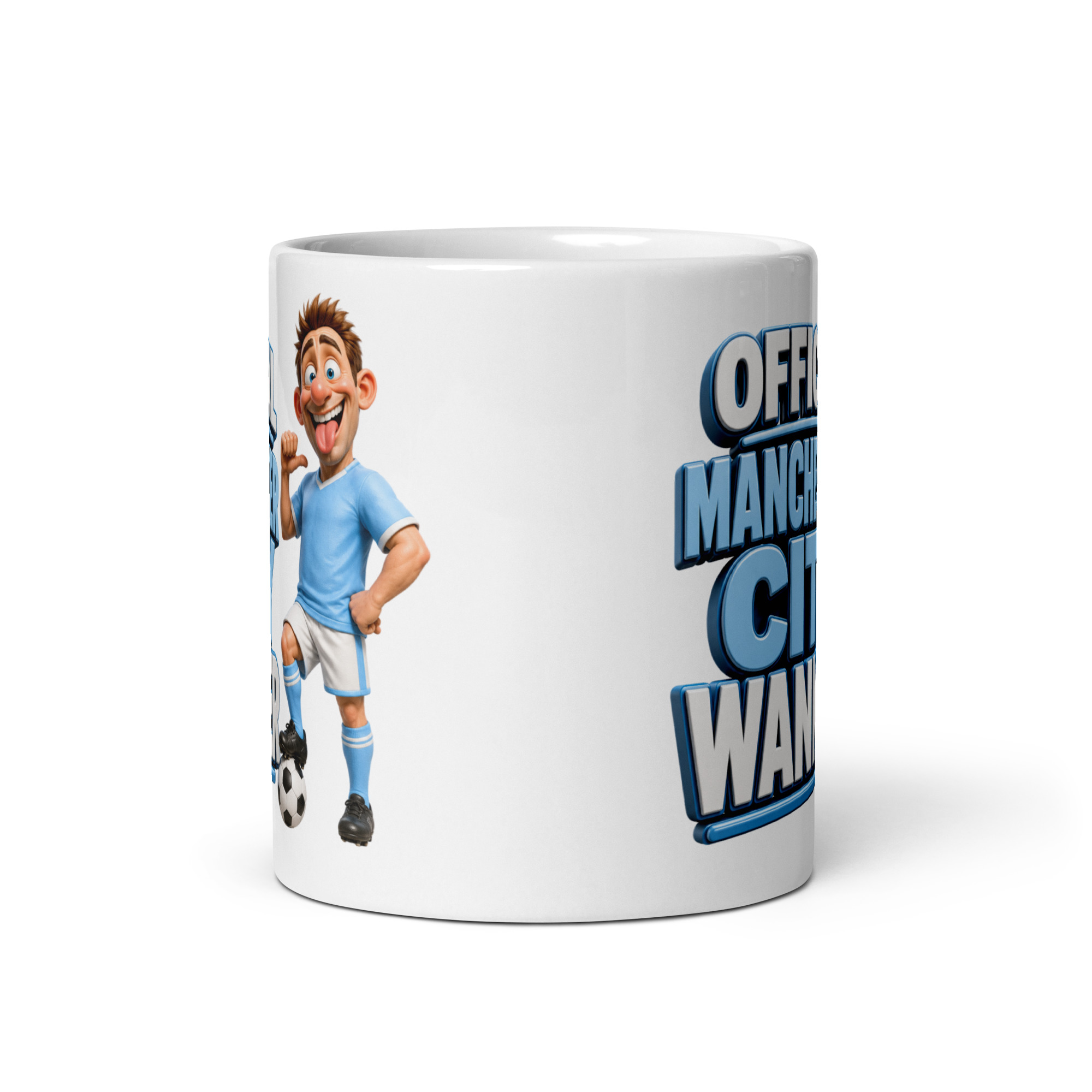 Official Manchester City Wanker Mug Funny Rude Gift Mugs