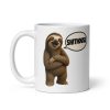 Funny Rude Sloth Mug Shithouse Cheeky Sloth Mugs