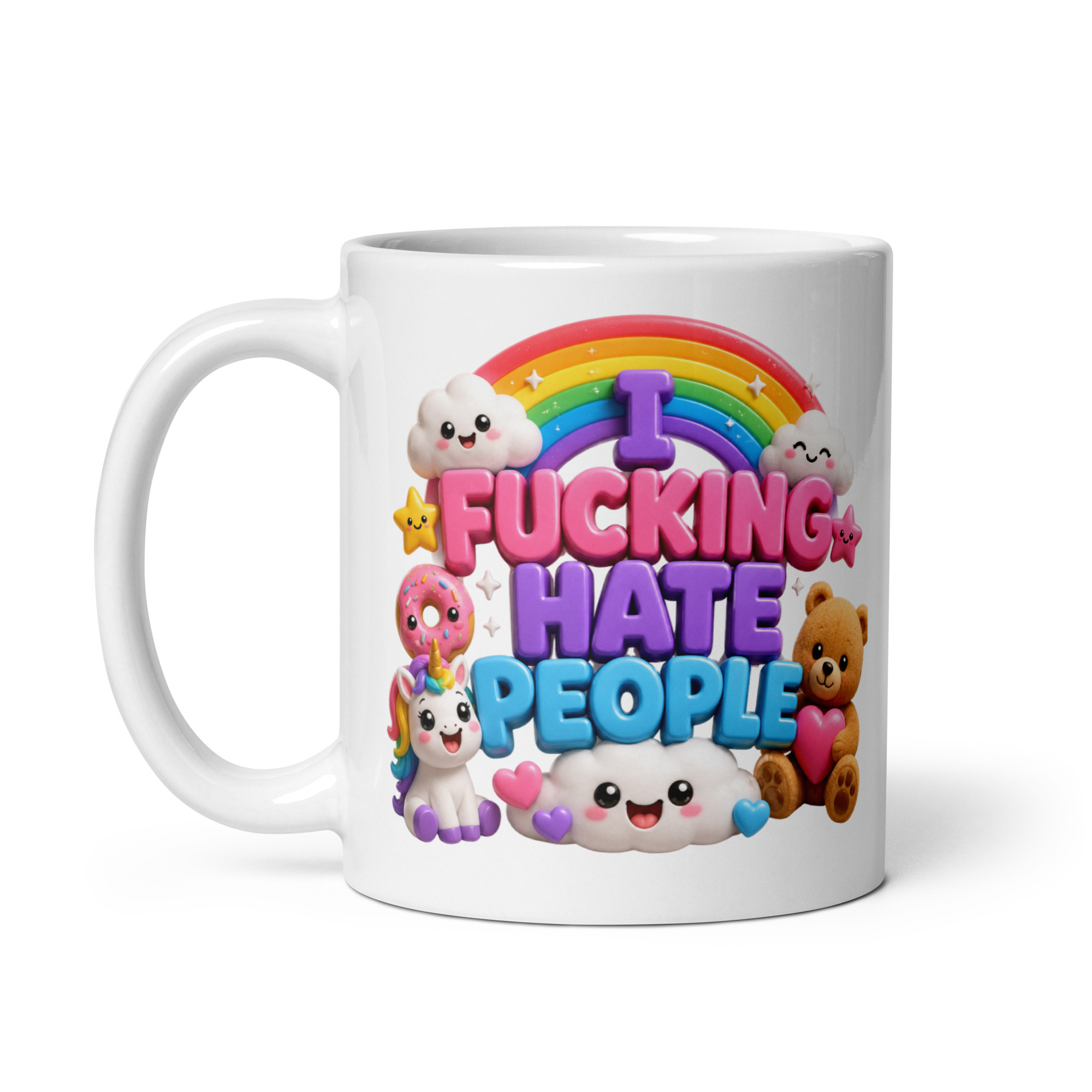 Cute Funny Mug Rude I Fucking Hate People Mugs