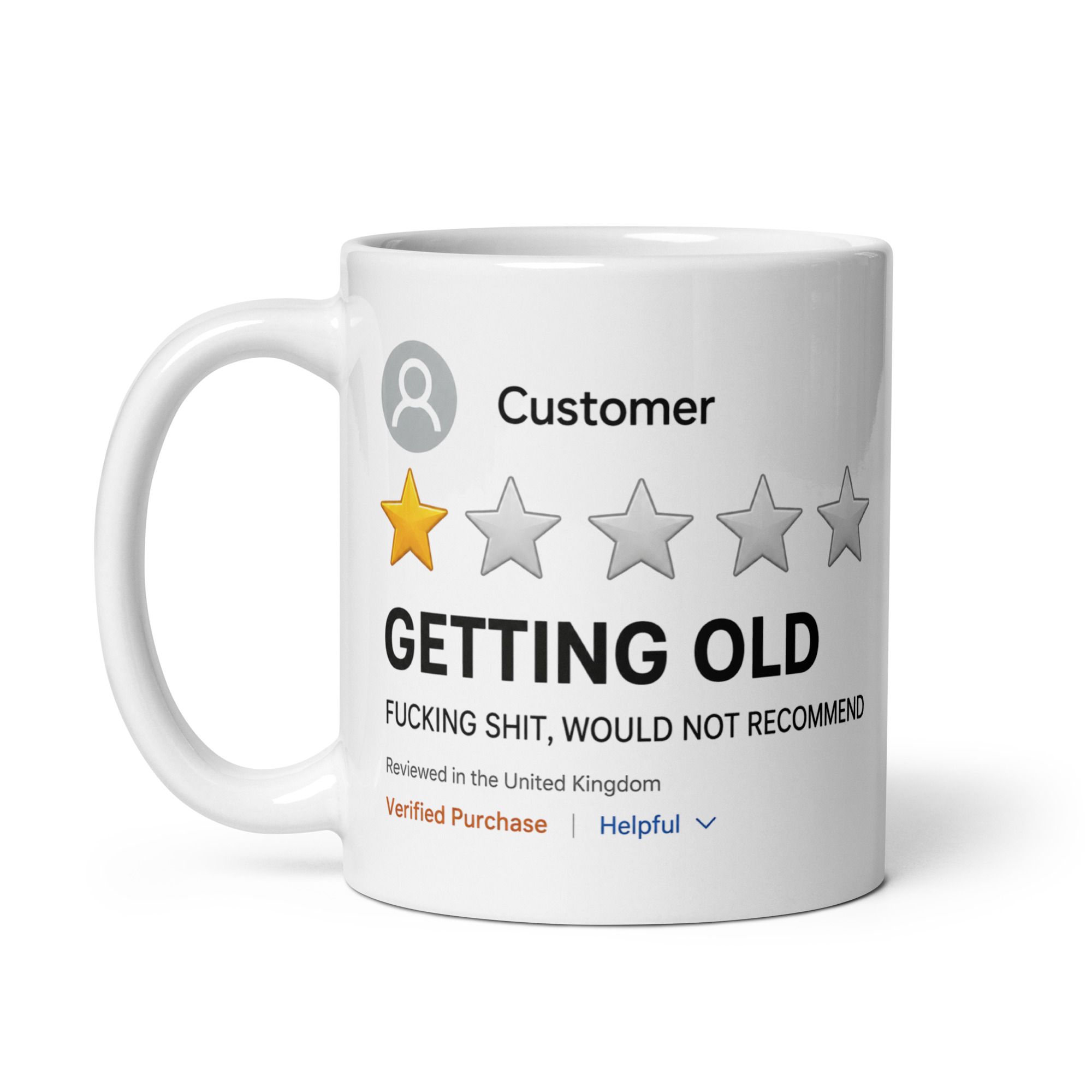 Getting Old Mug Review Of Old Age Funny Birthday Gift Mugs