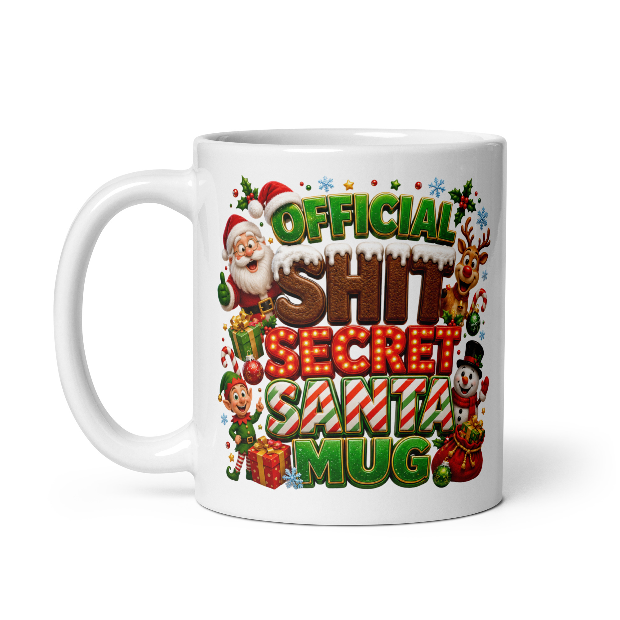 Official Shit Secret Santa Mug Funny Gift Office Secret Santa
