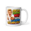 Angry Chef Birthday Gift Mug How Fucking Old