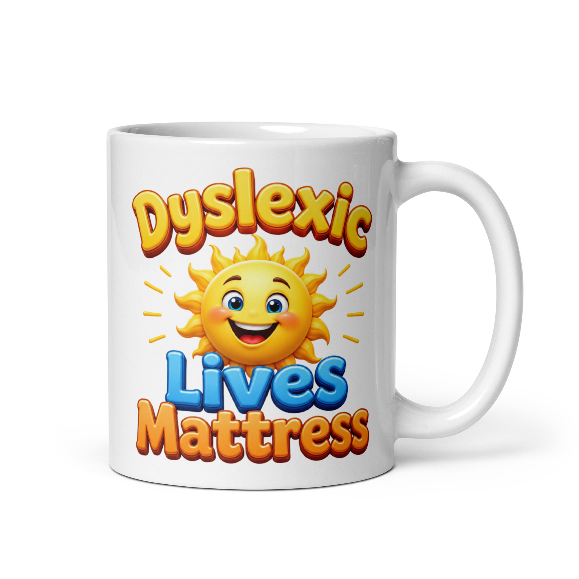 Dyslexic Lives Mattress Mug Funny Gift Mugs