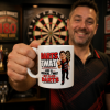 funny gift mugs for darts players