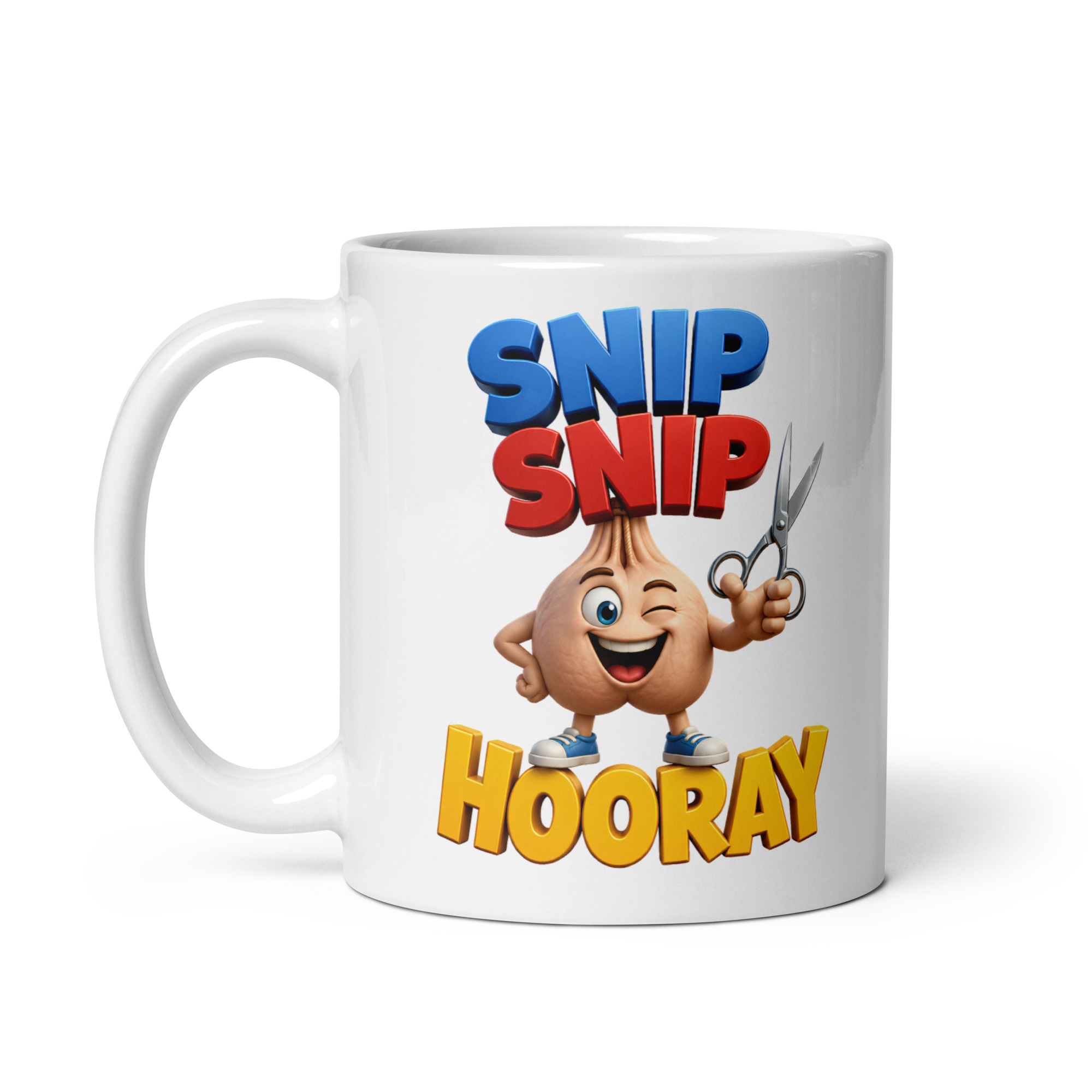 Funny Vasectomy Gifts Mug For Men Snip Snip Hooray