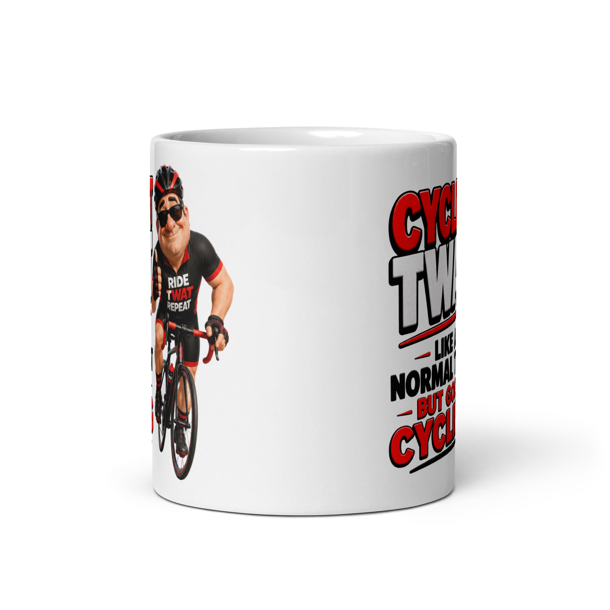 Cyclist Twat Mug Funny Gift Mugs For Cyclists