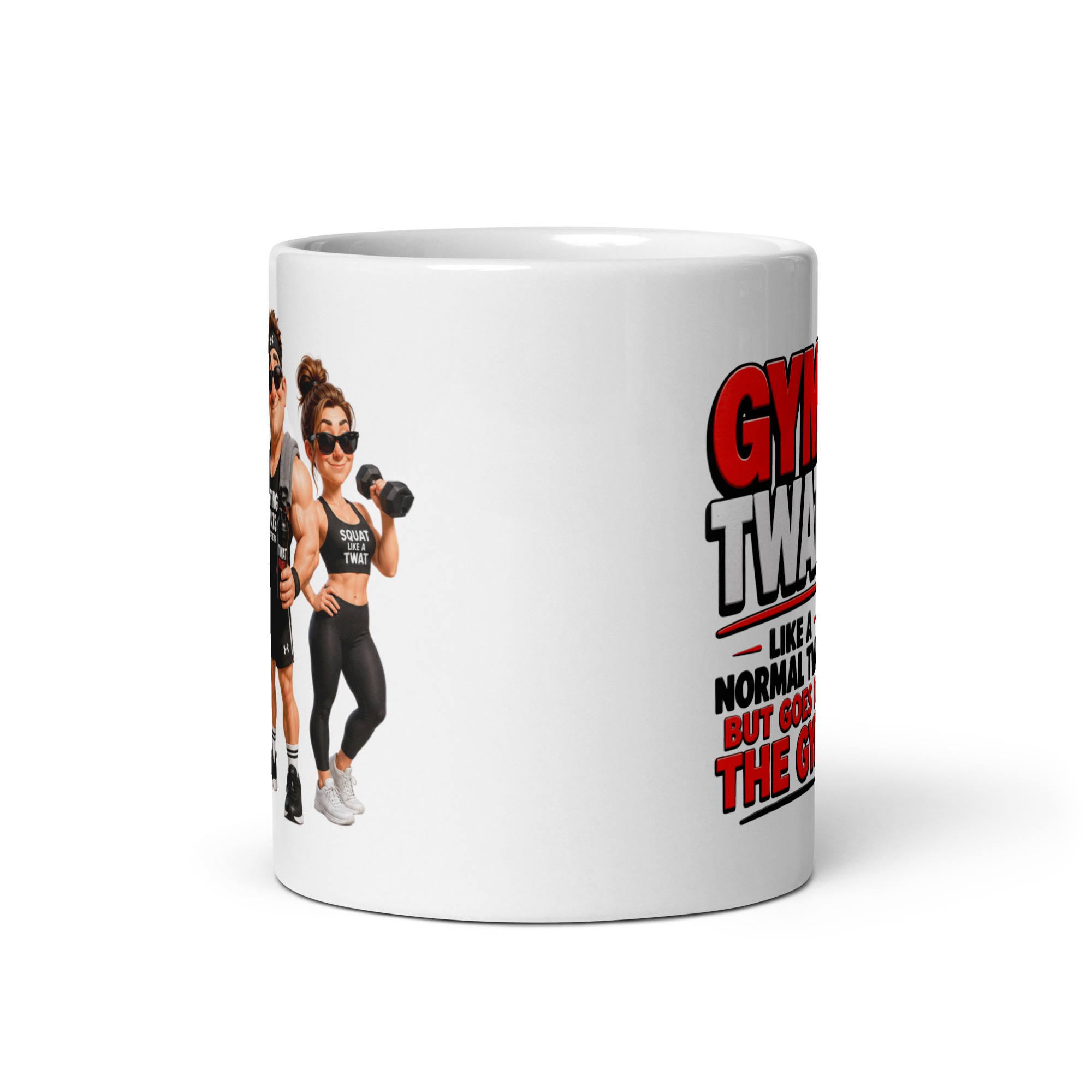 Gym Twat Mug Funny Gift Mugs For Gym Lovers