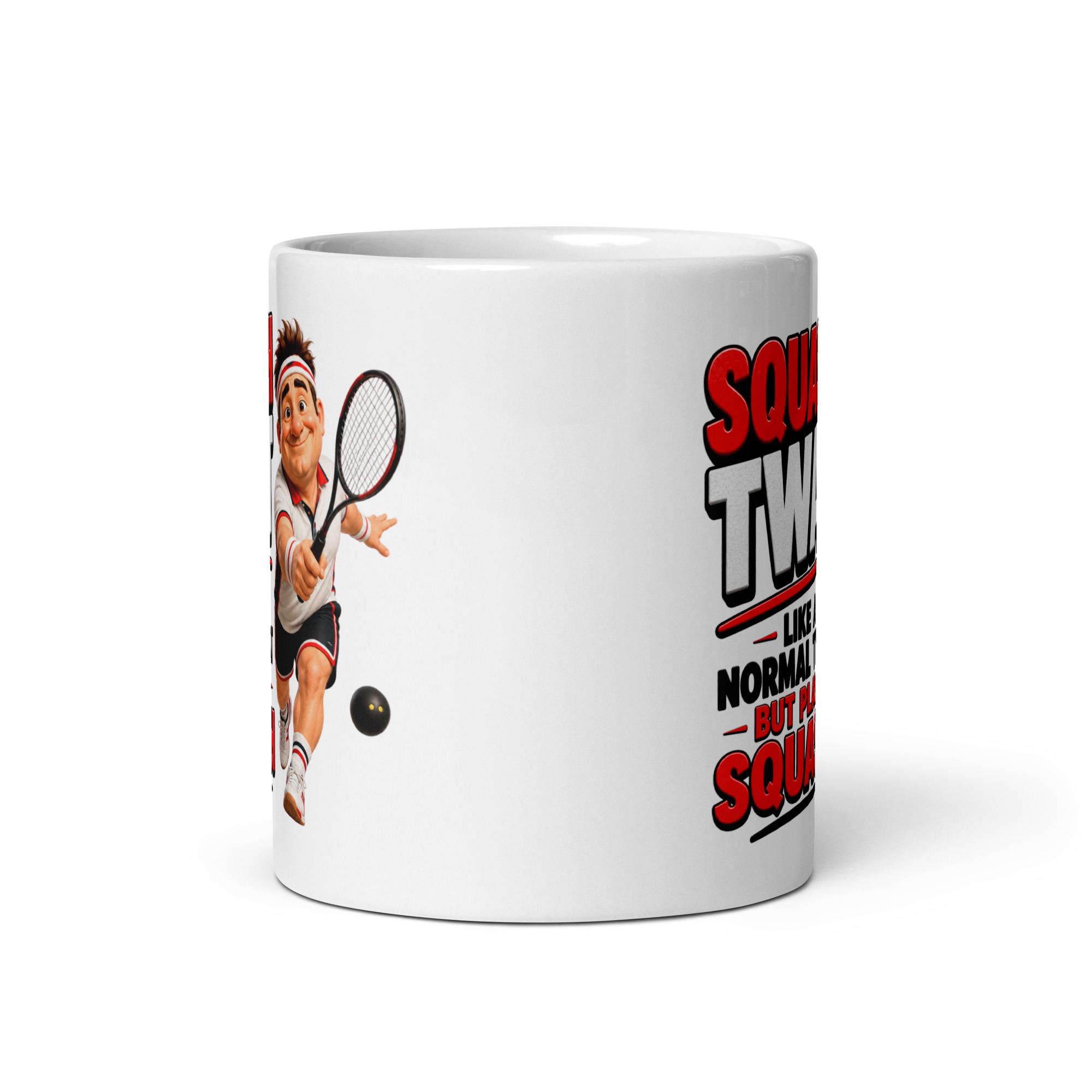 Squash Twat Mug Funny Gift Mugs For Squash Players