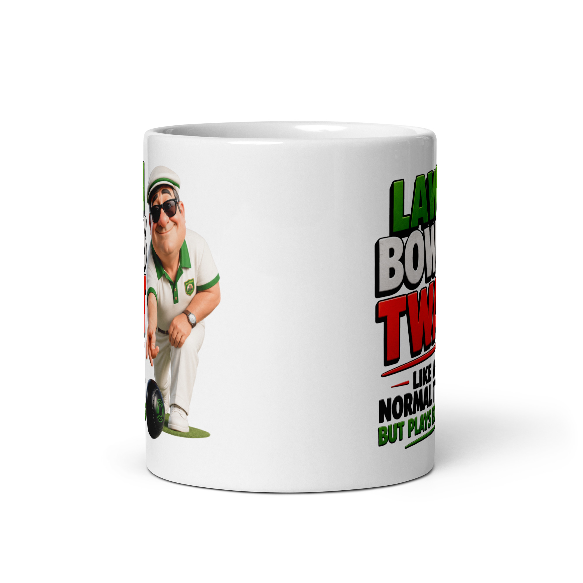 Lawn Bowls Twat Mug Funny Gift Mugs For Lawn Bowlers