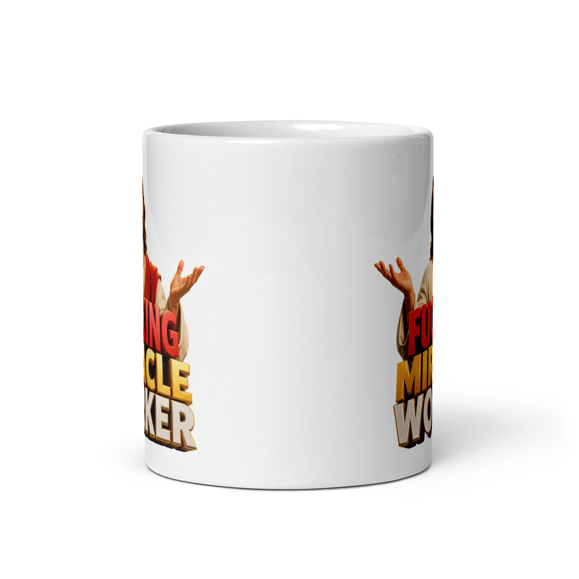 Funny Fucking Miracle Worker Mug Gift Mugs