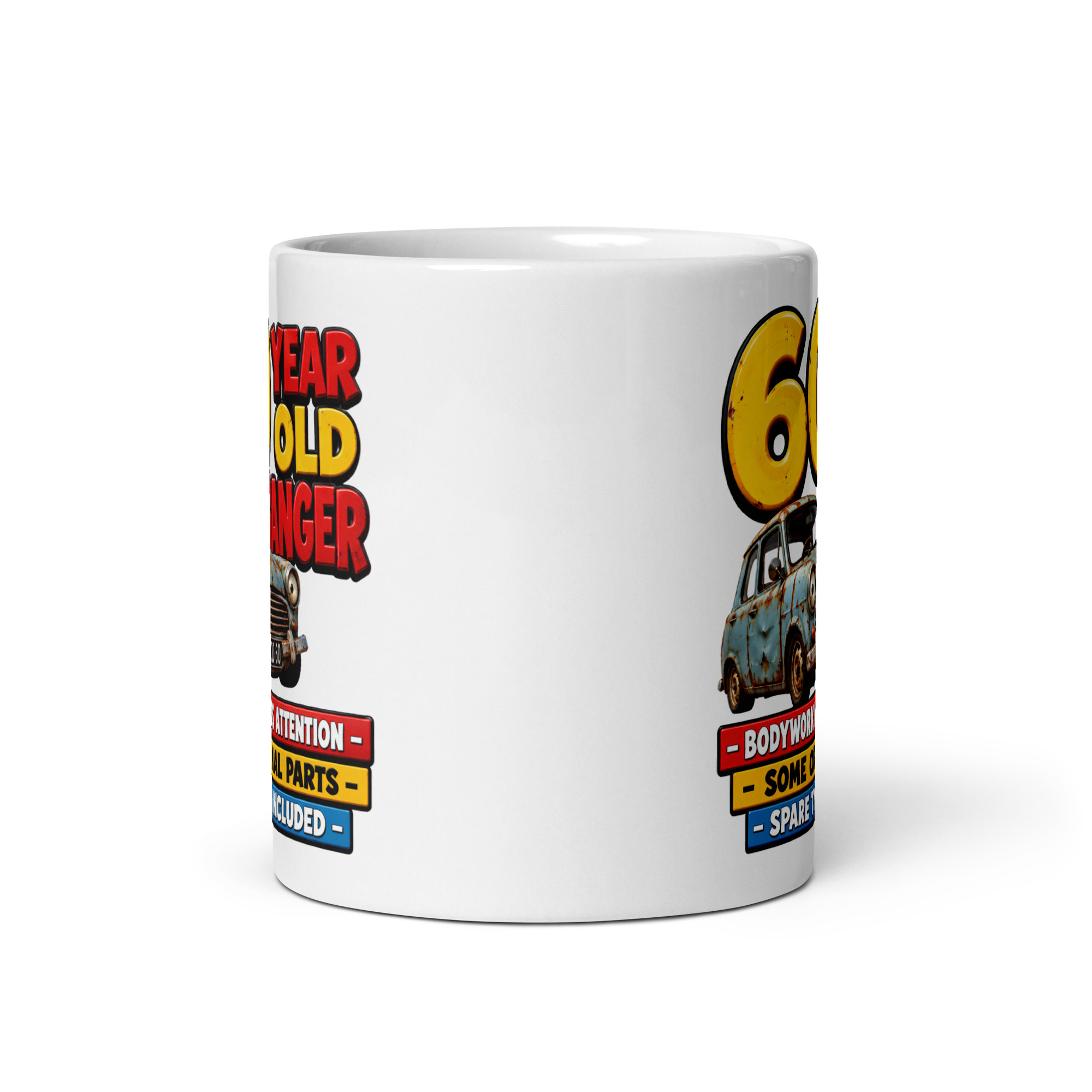 60 Year Old Banger Funny 60th Birthday Mugs