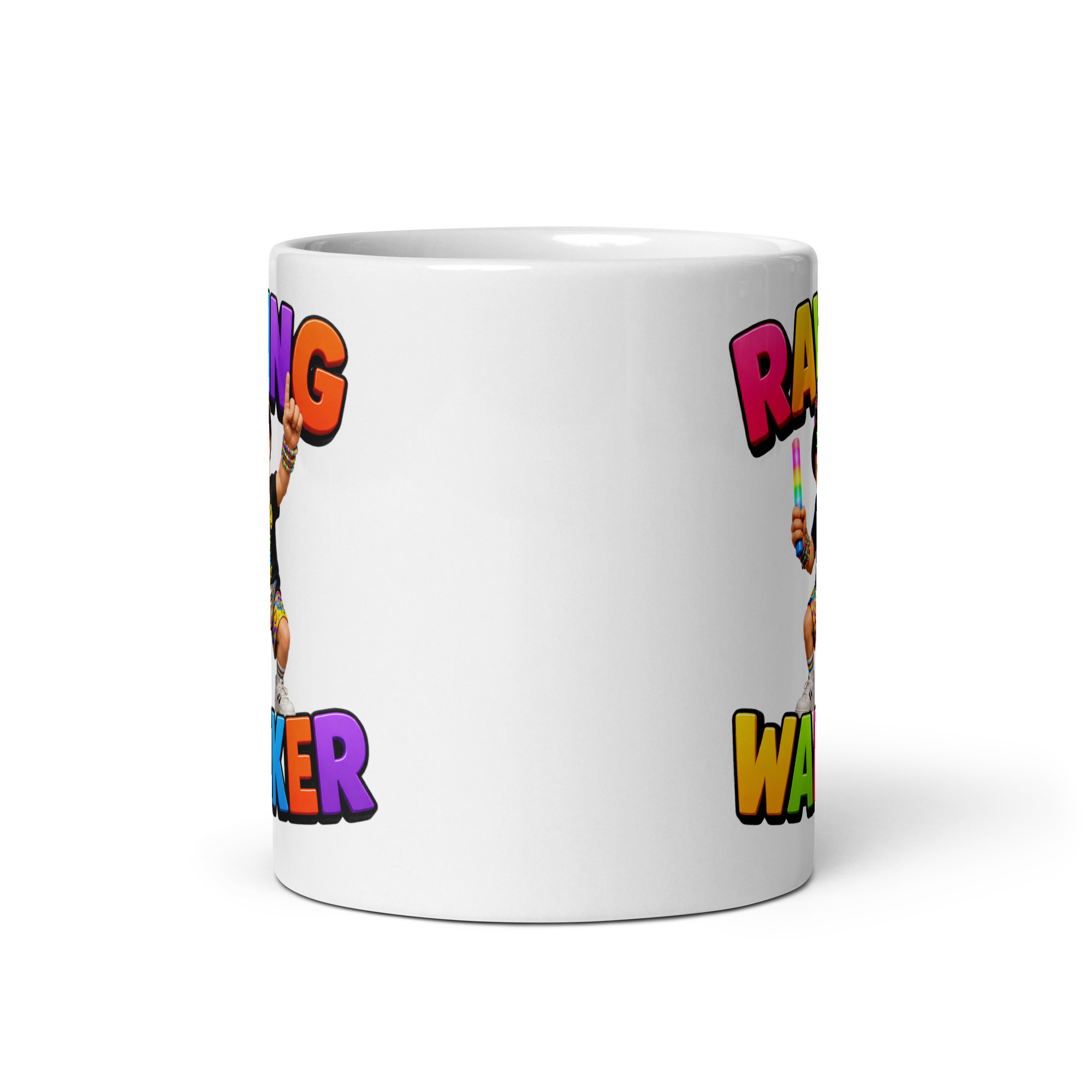 Raving Wanker Mug Funny Gift Mugs For Ravers