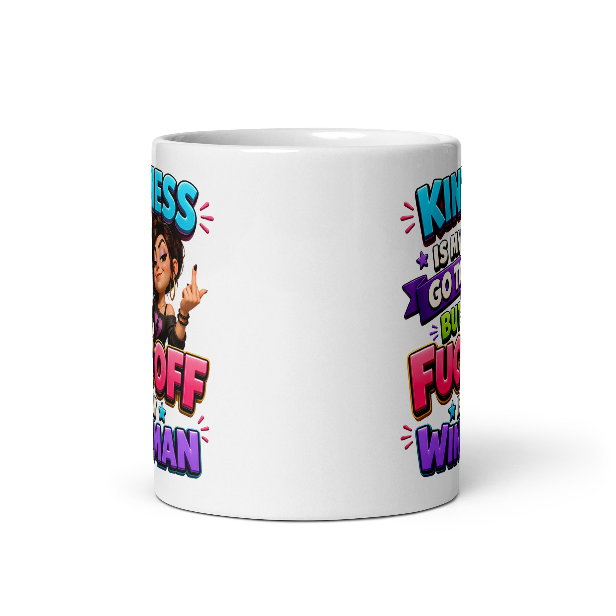 Funny Novelty Rude Mugs For Her Fuck Off Is My Wingman