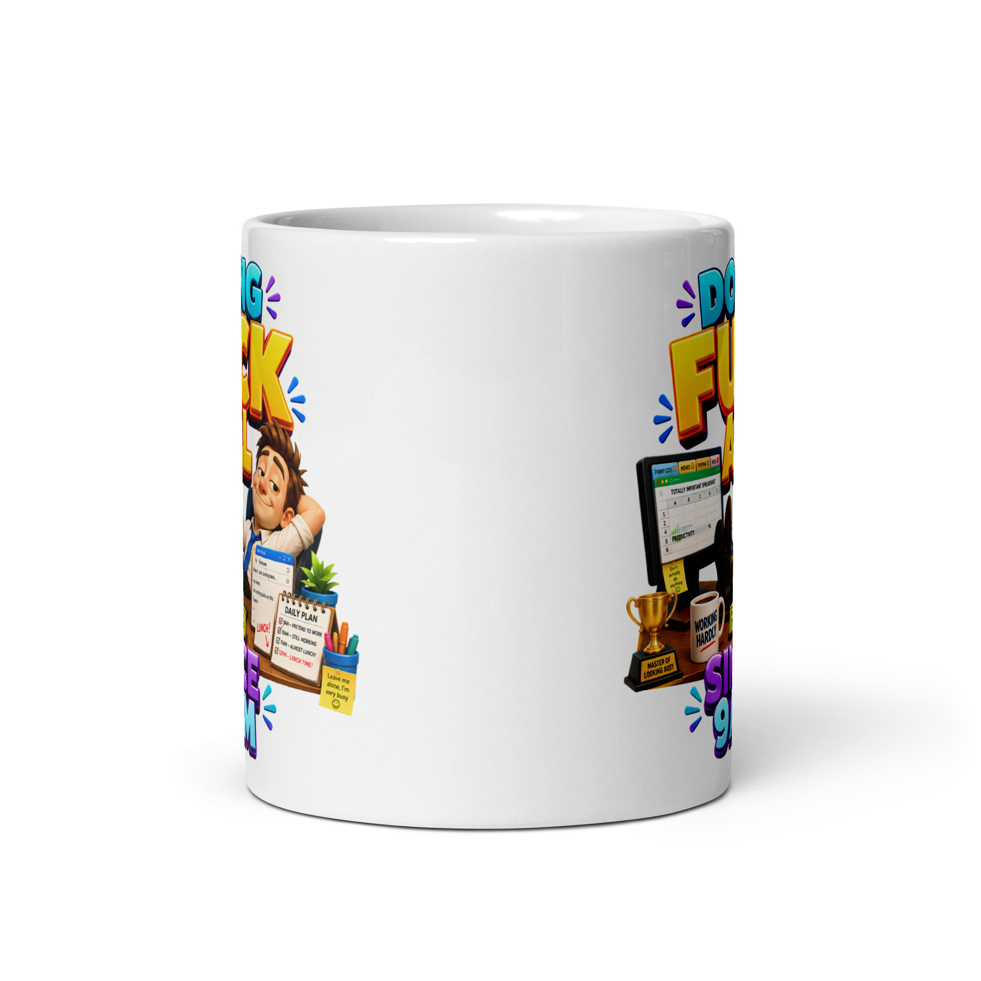 Funny Office Mugs For Colleagues Doing Fuck All Since 9am