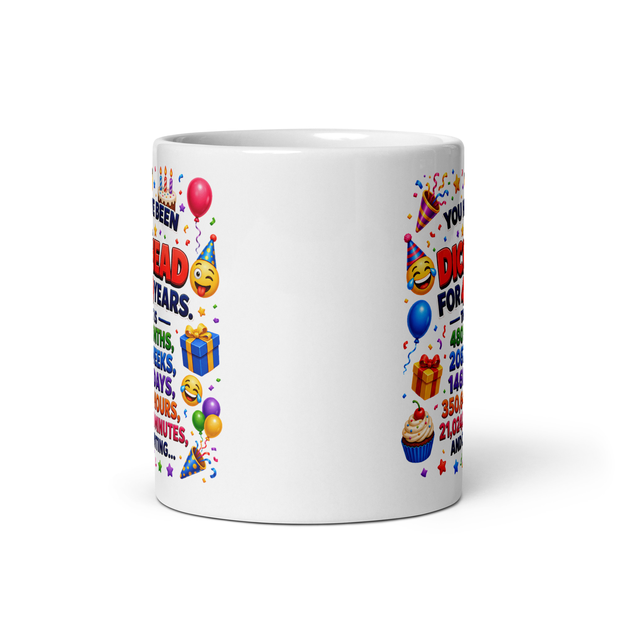 Funny 40th Birthday Mug For A Dickhead Mate
