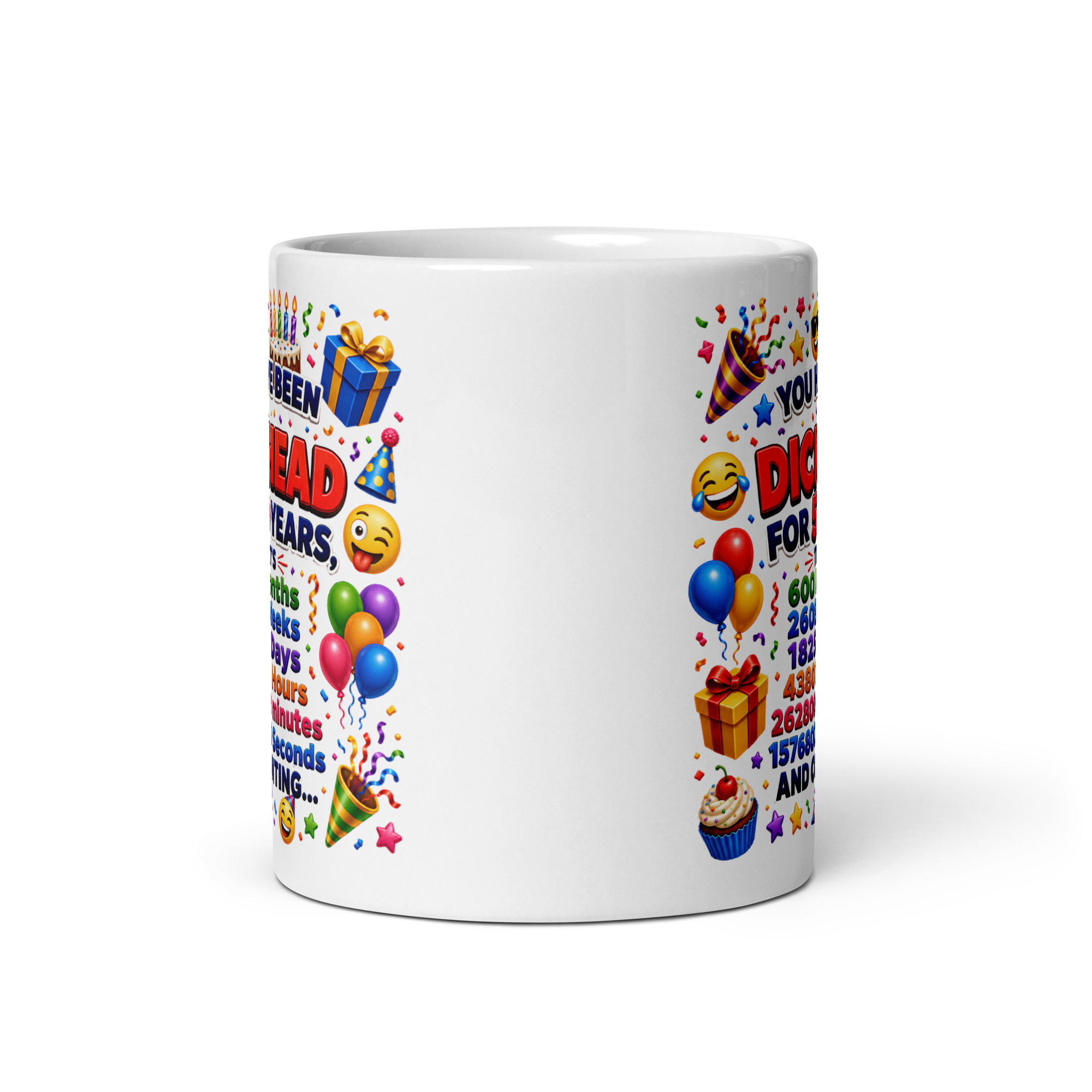 Funny 50th Birthday Mug For A Dickhead Mate